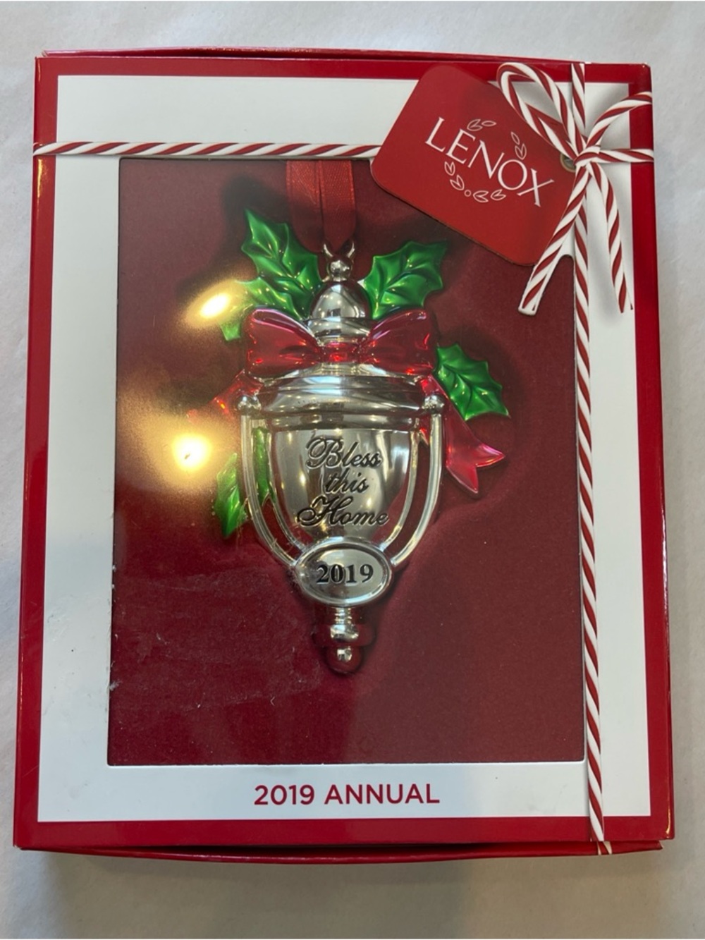 Lenox 2019 Bless This Home Christmas Ornament MSRP $40